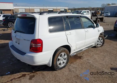2002 Toyota Highlander Limited V6 from USA, damaged, VIN JTEGF21A620031557